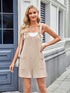 Lovelet Knotted Wide Strap Scoop Neck Overalls - Roaming Gypsy Boutique