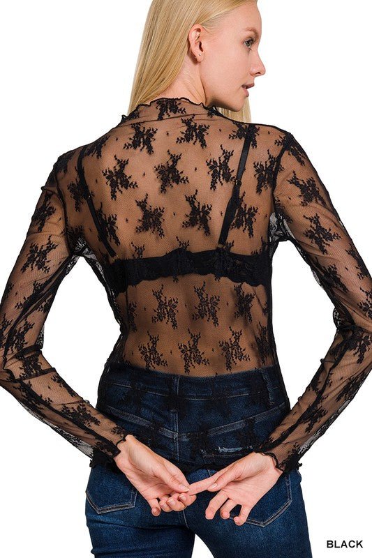 Luck of the Lace Top - Roaming Gypsy Boutique
