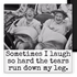 MAGNET. Sometimes I Laugh So Hard The Tears Run Down My Leg - Roaming Gypsy Boutique