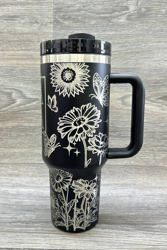Mama's Sunflowers 40oz Tumbler - Roaming Gypsy Boutique