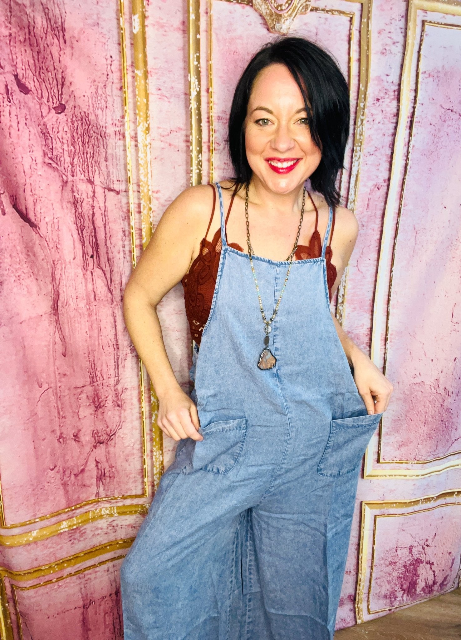 Mineral Boho Bliss Overalls - Roaming Gypsy Boutique