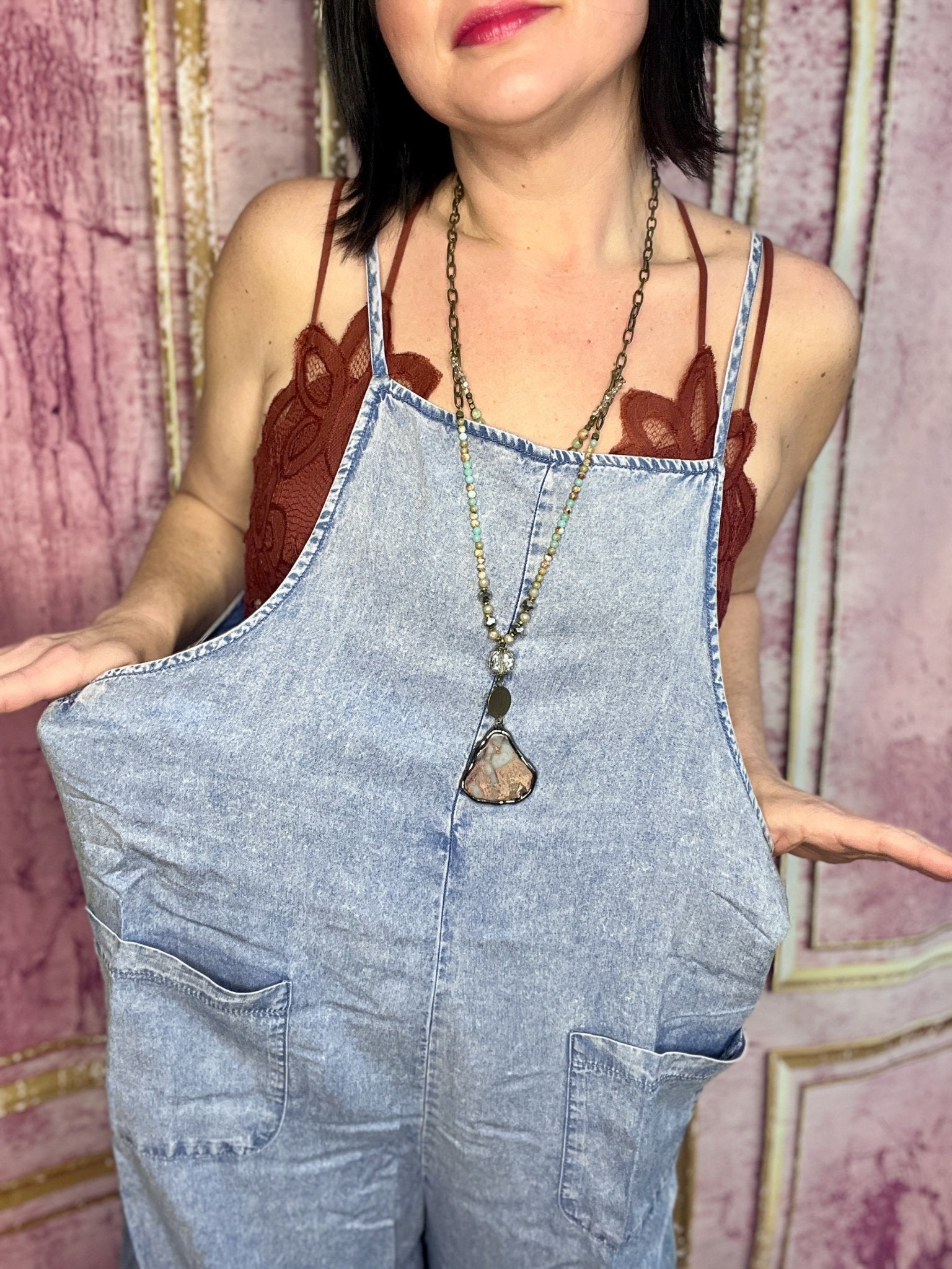 Mineral Boho Bliss Overalls - Roaming Gypsy Boutique