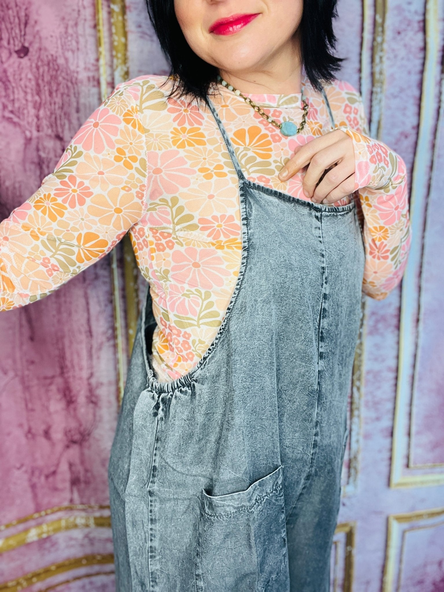 Mineral Boho Bliss Overalls - Roaming Gypsy Boutique