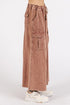 Mittoshop French Terry Cargo Wide Leg Pants - Roaming Gypsy Boutique
