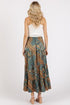 Mittoshop Paisley Patchwork Print Satin Maxi Skirt - Roaming Gypsy Boutique
