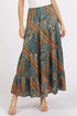 Mittoshop Paisley Patchwork Print Satin Maxi Skirt - Roaming Gypsy Boutique