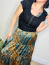 Mittoshop Paisley Patchwork Print Satin Maxi Skirt - Roaming Gypsy Boutique