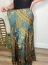 Mittoshop Paisley Patchwork Print Satin Maxi Skirt - Roaming Gypsy Boutique