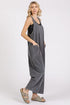 Mittoshop Scoop Neck Wide Leg Overalls - Roaming Gypsy Boutique