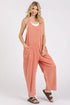 Mittoshop Scoop Neck Wide Leg Overalls - Roaming Gypsy Boutique