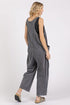 Mittoshop Scoop Neck Wide Leg Overalls - Roaming Gypsy Boutique