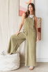 Mittoshop Textured Wide Leg Overalls - Roaming Gypsy Boutique