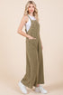 Mittoshop Textured Wide Leg Overalls - Roaming Gypsy Boutique