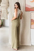 Mittoshop Textured Wide Leg Overalls - Roaming Gypsy Boutique