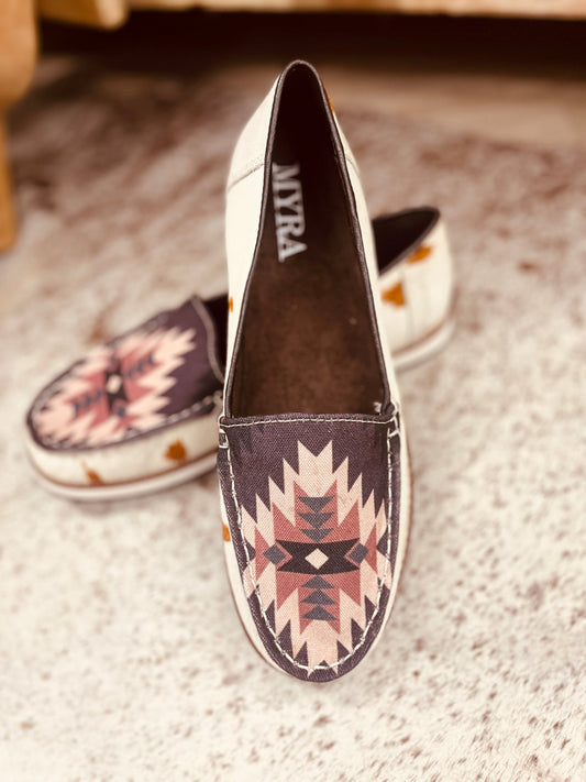 Myra Gothic White Sneakers - Roaming Gypsy Boutique