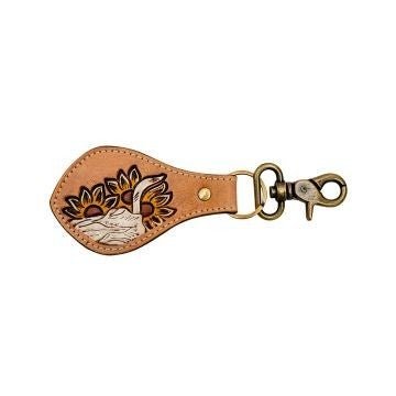 Myra Leather Tooled Key Fob Collection - Roaming Gypsy Boutique