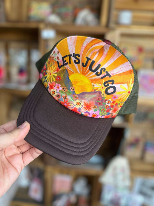 Natural Life Trucker Hat - Roaming Gypsy Boutique
