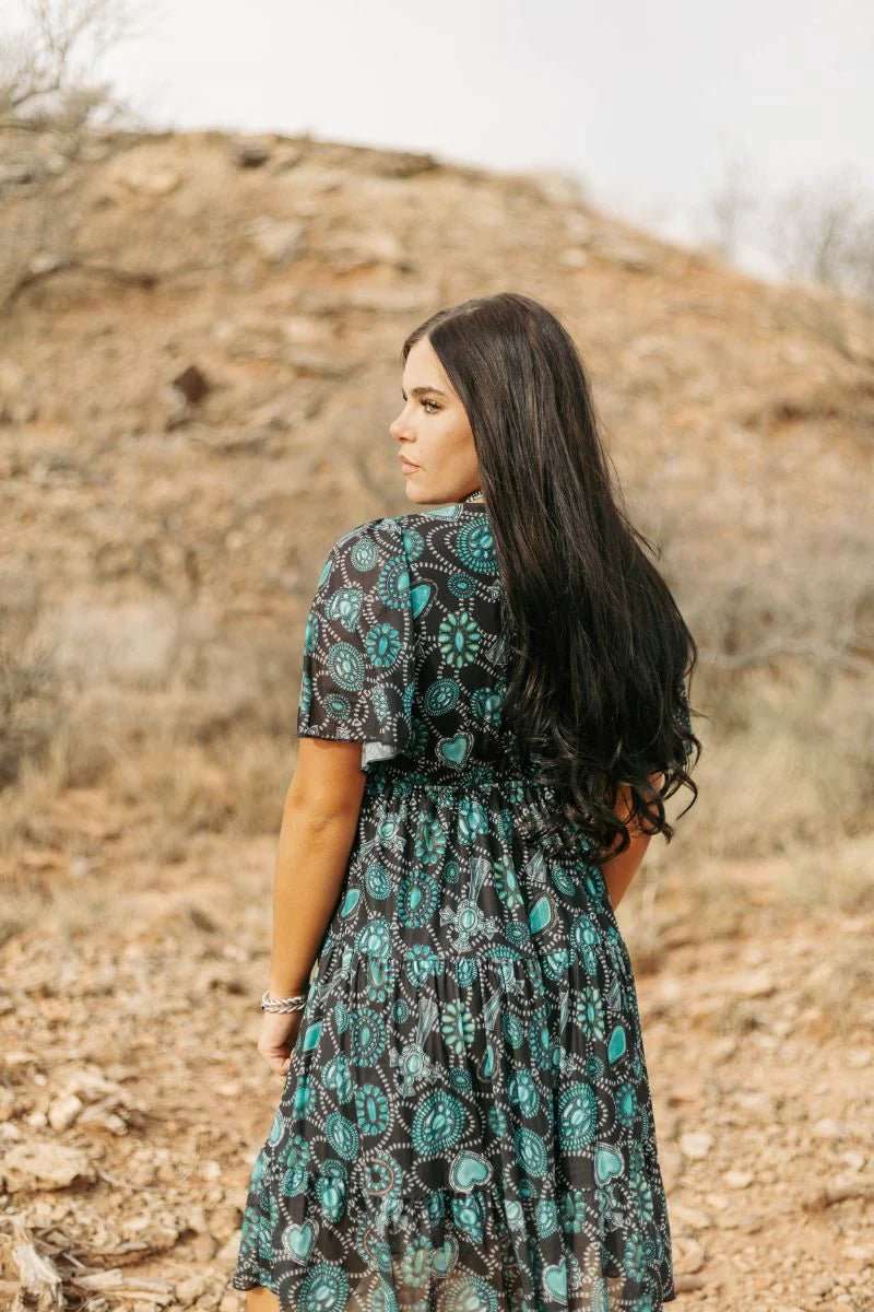 Navajo Country Dress - Roaming Gypsy Boutique