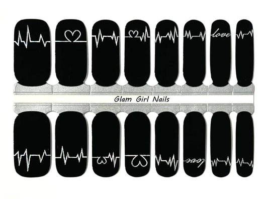 Nurse Love Nail Polish Wraps - Roaming Gypsy Boutique