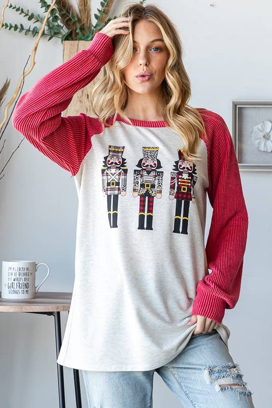Nutcracker Raglan - Roaming Gypsy Boutique