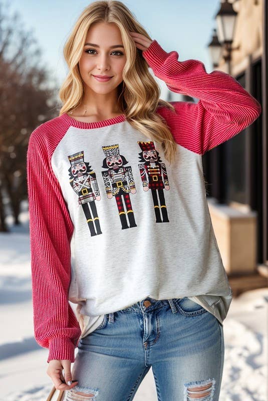 Nutcracker Raglan - Roaming Gypsy Boutique