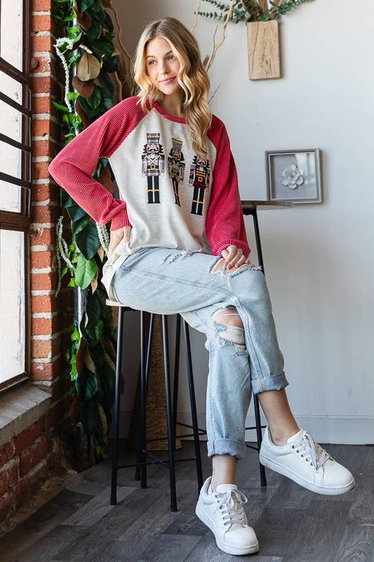 Nutcracker Raglan - Roaming Gypsy Boutique