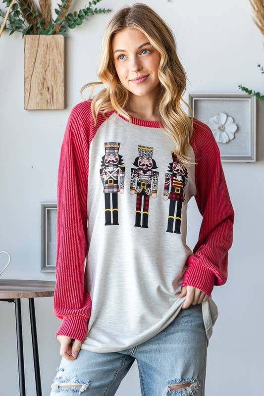 Nutcracker Raglan - Roaming Gypsy Boutique