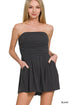 Oasis Vibes Strapless Romper - Roaming Gypsy Boutique
