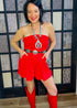 Oasis Vibes Strapless Romper - Roaming Gypsy Boutique