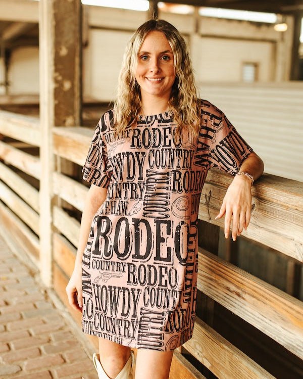 Ole Rodeo Flutter Dress - Roaming Gypsy Boutique