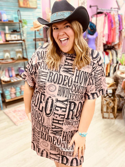 Ole Rodeo Flutter Dress - Roaming Gypsy Boutique