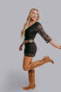 Onyx Lace Romper - Roaming Gypsy Boutique