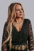 Onyx Lace Romper - Roaming Gypsy Boutique