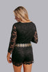 Onyx Lace Romper - Roaming Gypsy Boutique