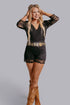 Onyx Lace Romper - Roaming Gypsy Boutique