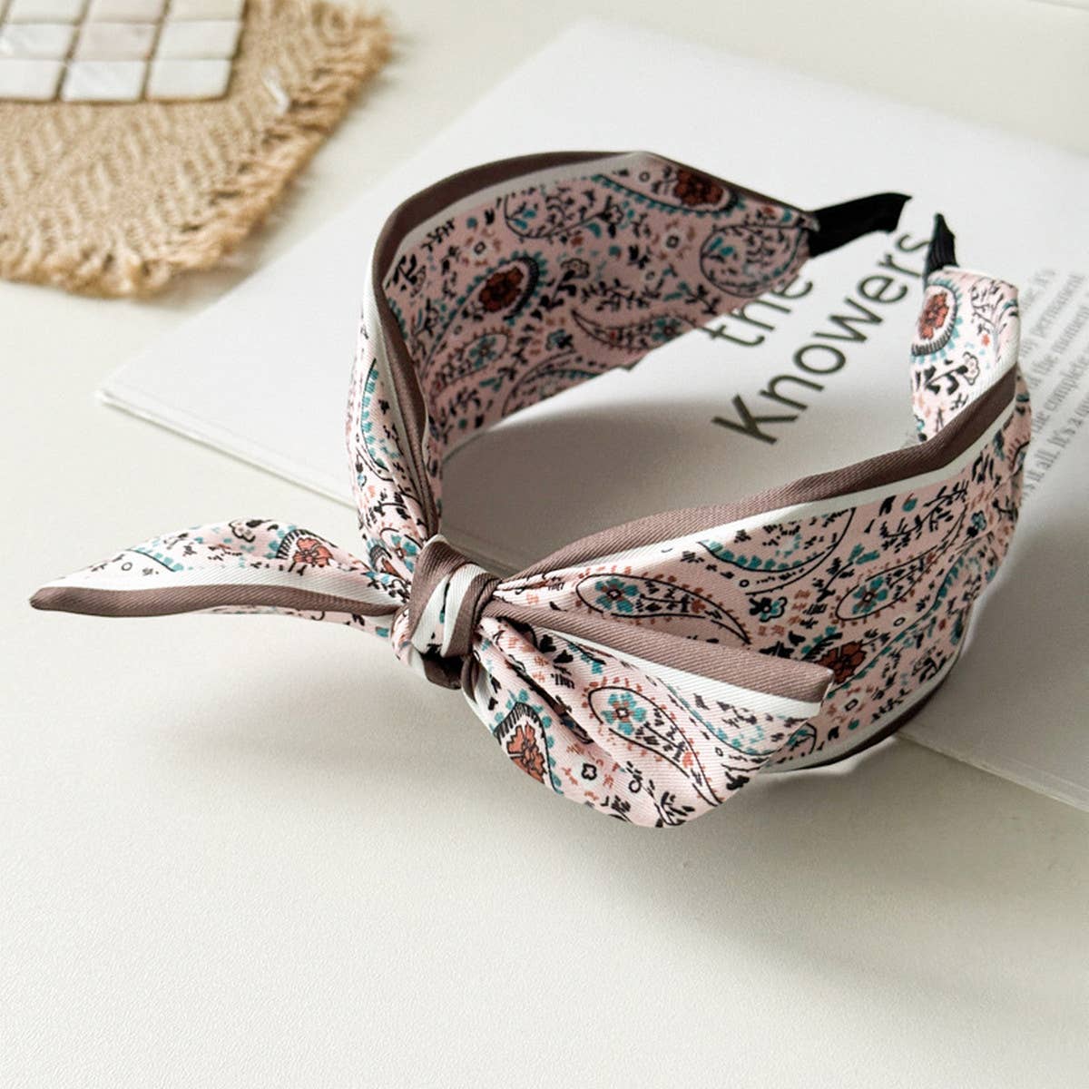Paisley Boho Green Headband - Roaming Gypsy Boutique