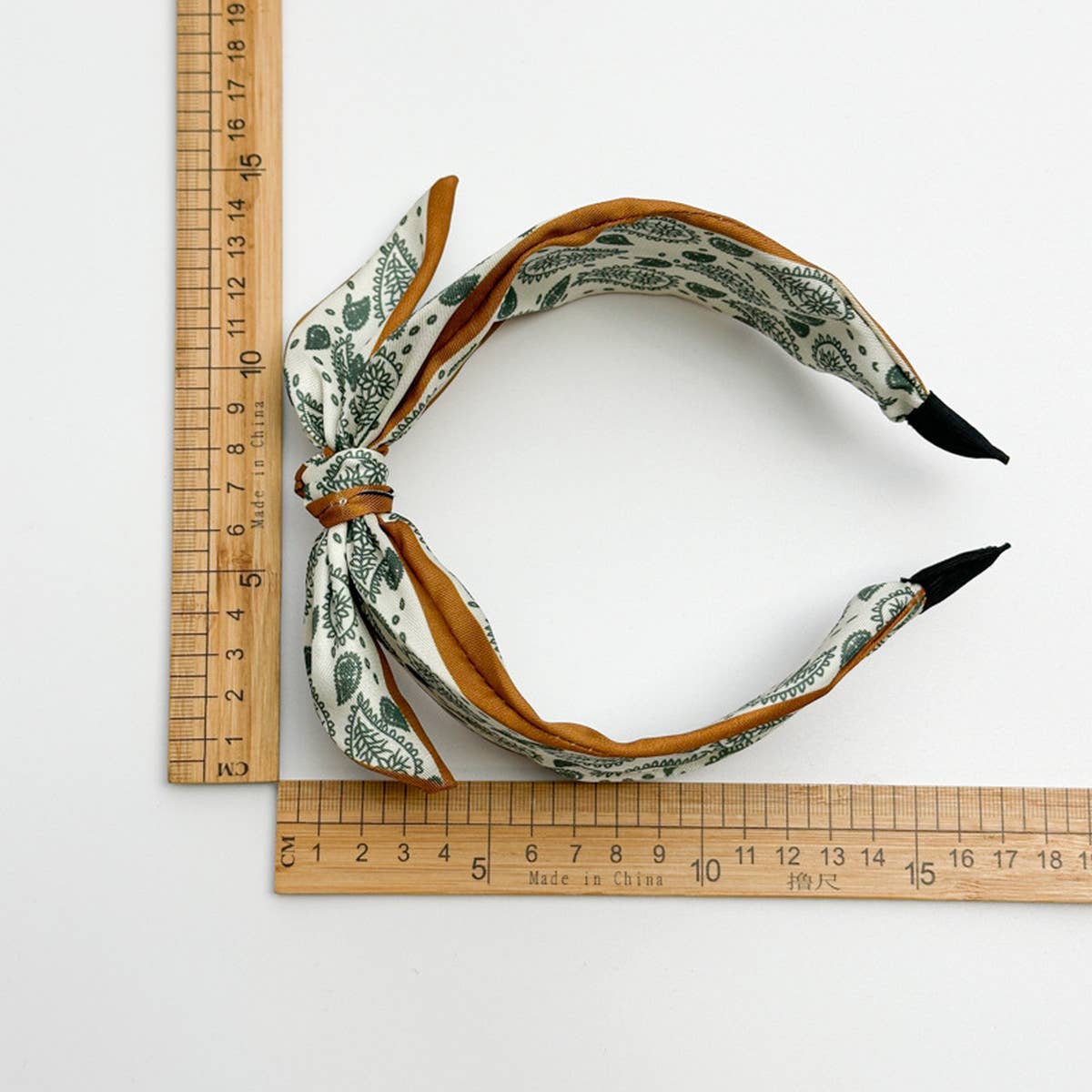 Paisley Boho Green Headband - Roaming Gypsy Boutique