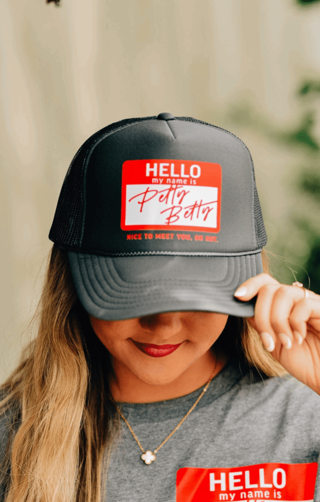 Petty Betty Trucker Hat - Roaming Gypsy Boutique