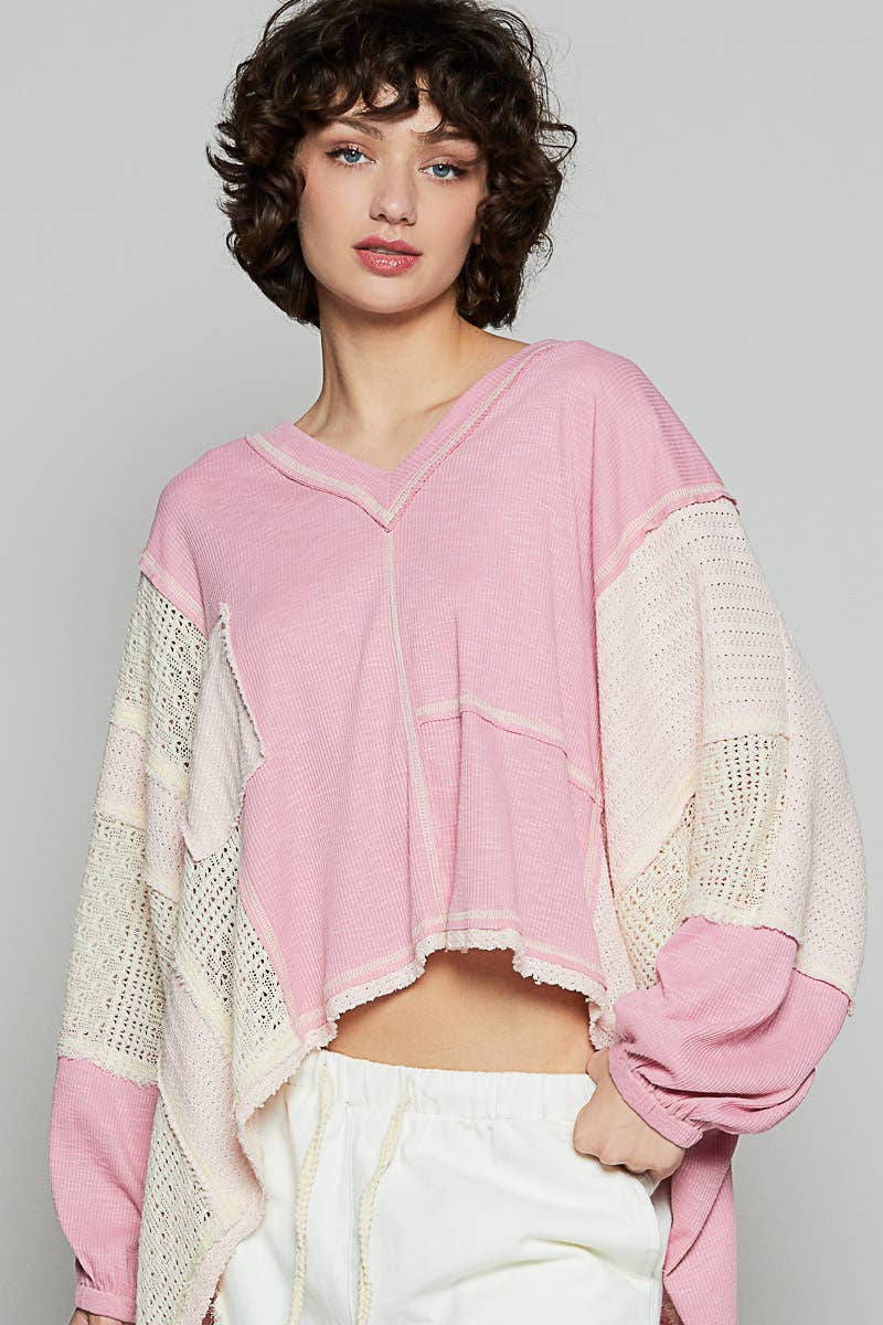 Pink Panache Pastel Top - Roaming Gypsy Boutique