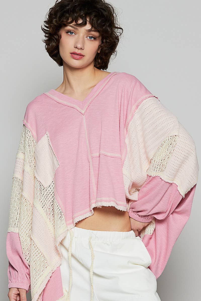 Pink Panache Pastel Top - Roaming Gypsy Boutique