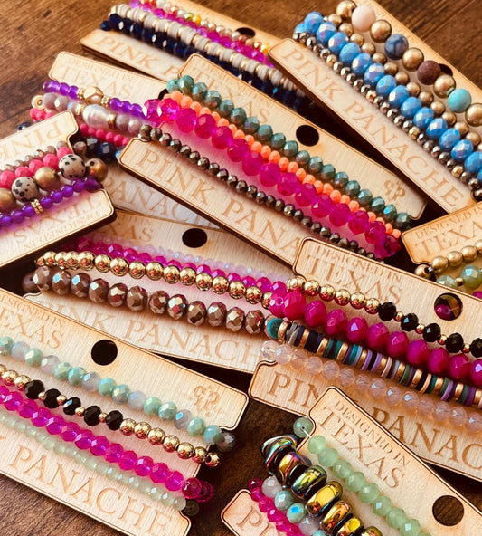 Pink Panache Summer Stackers - Roaming Gypsy Boutique