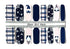 Plaid Gnome Christmas Nail Wraps - Roaming Gypsy Boutique