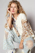 POL Crochet Patch Lace Detail Button Detail Floral Hooded Top - Roaming Gypsy Boutique