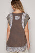 POL Floral Frayed Hem Crochet Cap Sleeve Top - Roaming Gypsy Boutique