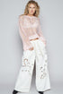 POL Star Openwork Long Sleeve Hooded Knit Cover Up - Roaming Gypsy Boutique