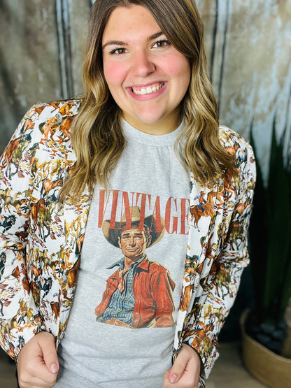 Ranch Ready Blazer - Roaming Gypsy Boutique