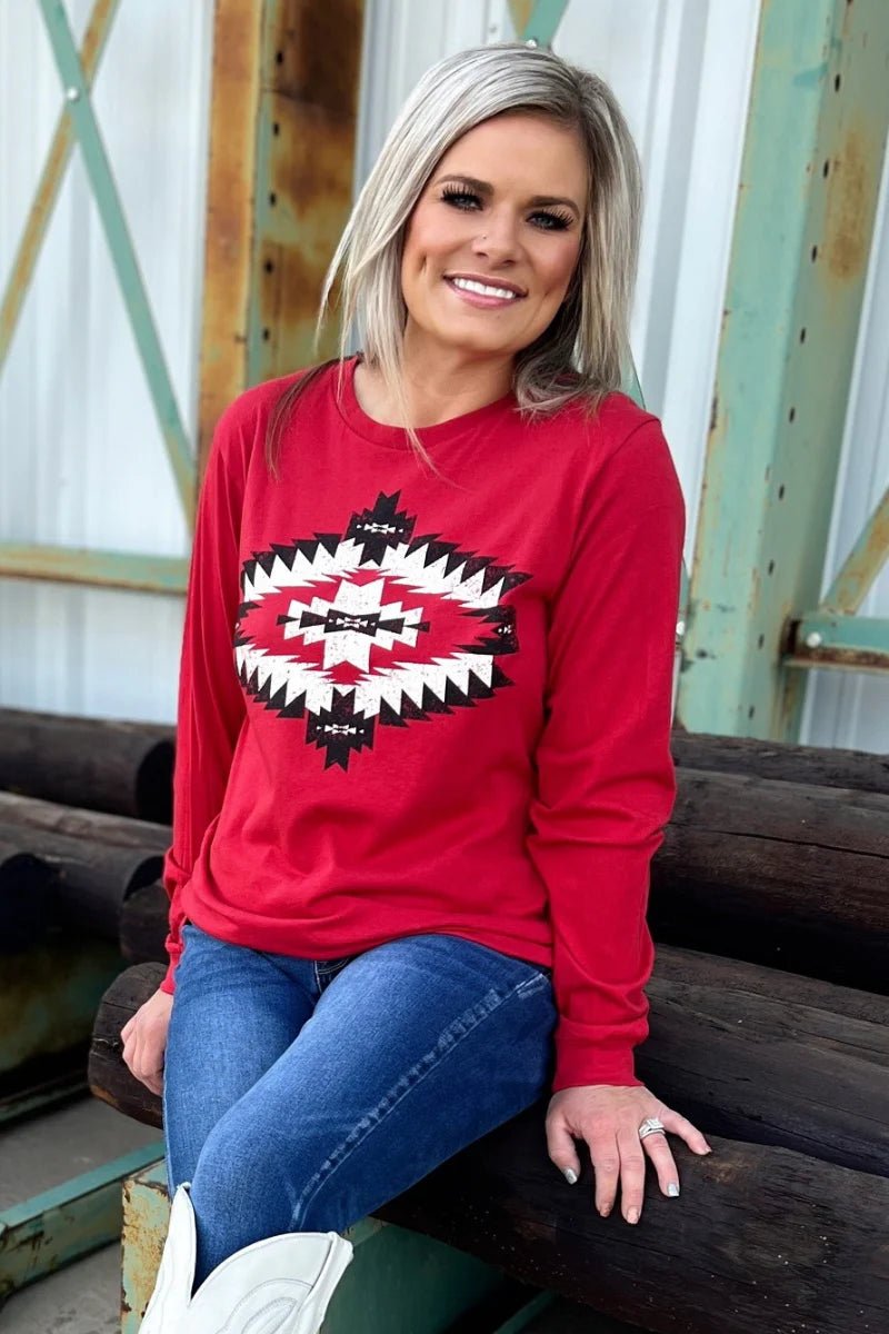 Ranchy Rudolph Top - Roaming Gypsy Boutique