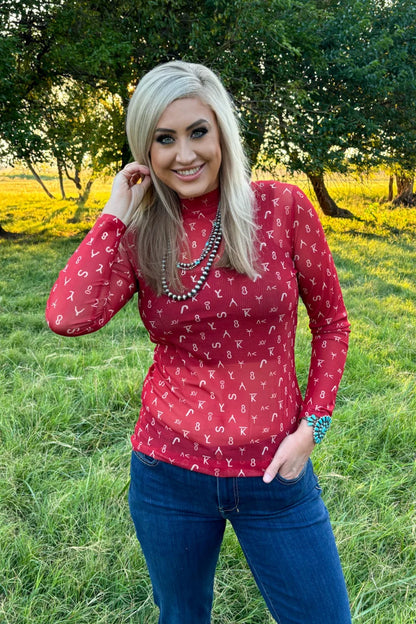Red Dirt Branded Mesh Top