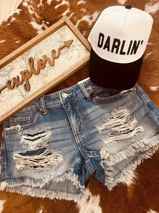 Revival Mid Rise Shorts - Roaming Gypsy Boutique