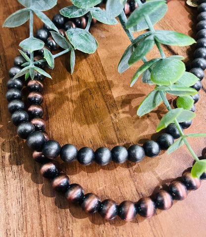 RGB Navajo Pearl Bead Necklaces - Roaming Gypsy Boutique